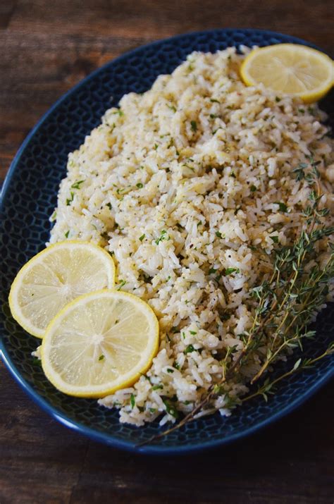 Lemon Rosemary Rice & Quinoa - Always Order Dessert