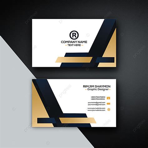 Business Card Design Template Download on Pngtree