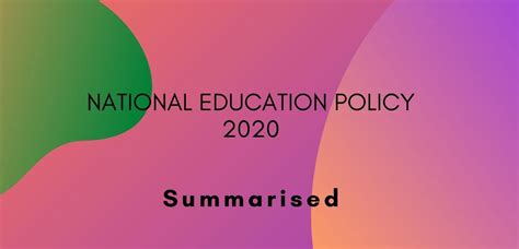 National Education Policy 2020 Summarised | RajRAS - Rajasthan RAS