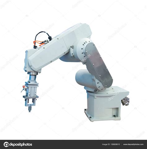 Robotic Arm Industry Isolated White — Stock Photo © firefox #158808610