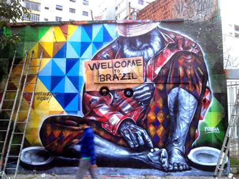 Eduardo Kobra “Welcome To Real Brazil” New Mural – Sao Paulo, Brazil – StreetArtNews