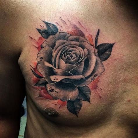 Faded Rose Tattoo Removal Awesome Black Rose Tattoos for Men Chest ...