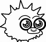 Moshi Monsters Coloring Page Blurp  Wecoloringpagecom sketch template