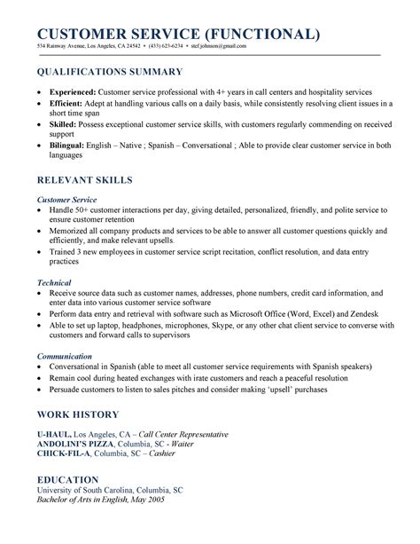 30+ Customer Service Resume Examples ᐅ TemplateLab