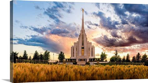 Rexburg Idaho Temple, Rexburg, Idaho Wall Art, Canvas Prints, Framed ...