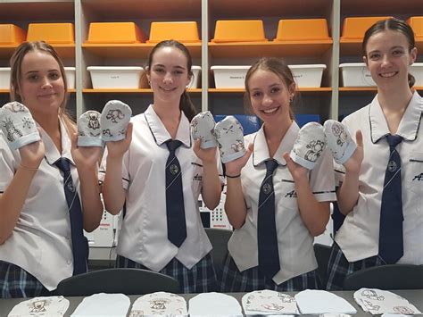 Students at Assisi Catholic College at Upper Coomera help koalas burnt in fires at Port ...