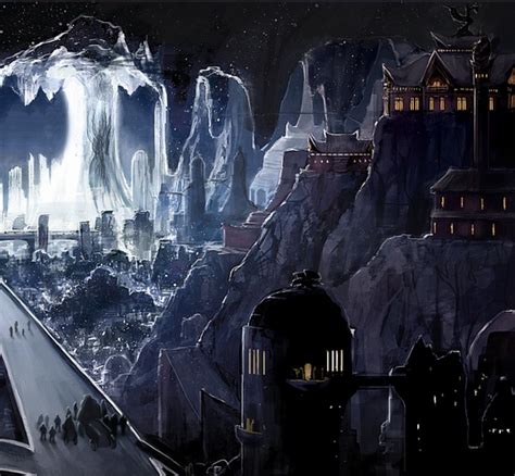 Ched Nasad Fantasy City, Fantasy Rpg, Fantasy Artwork, Dark Fantasy Art ...