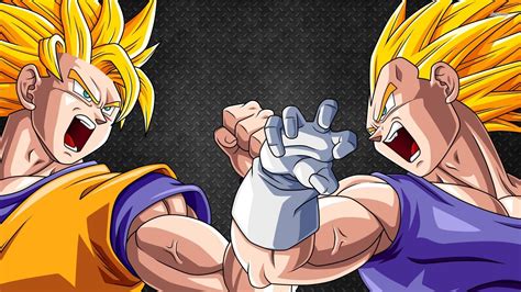 20682 Goku Vs Vegeta Dragon Ball Z Anime Wallpaper - Dragonball Son Goku Vs Vegeta - 1920x1080 ...