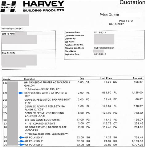 TPO Roofing Materials Prices - July 2017