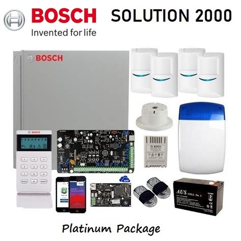 Bosch Alarm System 2000 Solution-Platinum Package