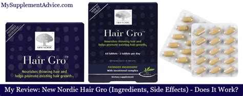 My Review: New Nordic Hair Gro (Ingredients, Side Effects) - Does It Work? - Supplementox