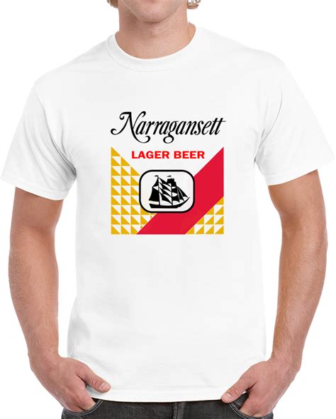 Narragansett Lager Beer Boat World Famous T Shirt