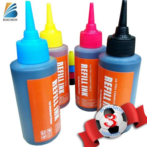 Aliexpress.com : Buy 4 X 100ML Ink Bottle For Canon ink E500 E600 color ...