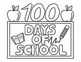 100th Day Of School Printable Coloring Pages sketch template