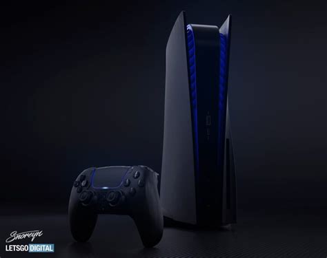 This PS5 Black Edition Console Render Incredibly Sleek - PlayStation ...