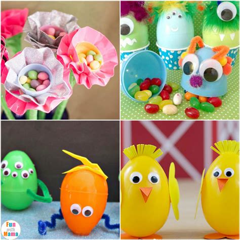 20 Fun Plastic Easter Egg Crafts - Fun with Mama