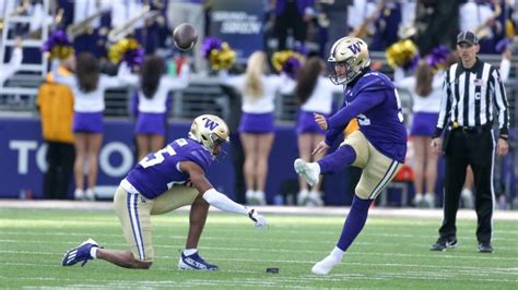 Washington's Grady Gross earns scholarship after hitting game-winning field goal in Apple Cup ...