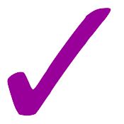 Purple Check Mark - Png Clip Art at Clker.com - vector clip art online, royalty free & public domain