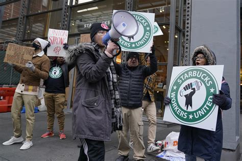 Starbucks workers strike at more than 100 US stores | AP News