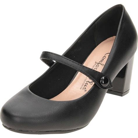 Comfort Plus Wide Fit Block Heel Mary Jane Style Shoes - Ladies Footwear from Jenny-Wren Footwear UK