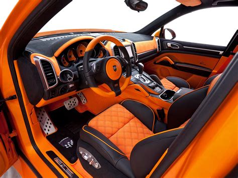 car interior design (orange) - Carzone Interior