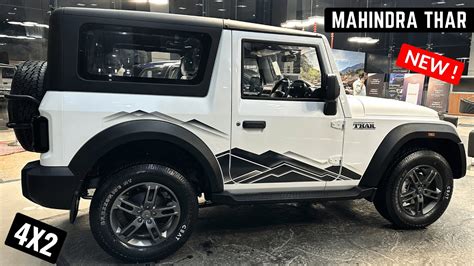 2023 Mahindra Thar White 4X2 RWD SUV - On-Road Price, Features | Mahindra Thar 2023 | Maruti ...