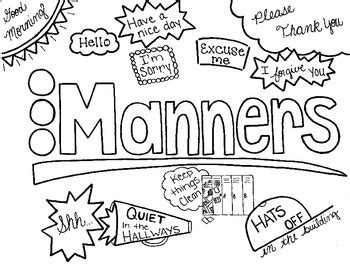 black and white clipart manners 10 free Cliparts | Download images on ...