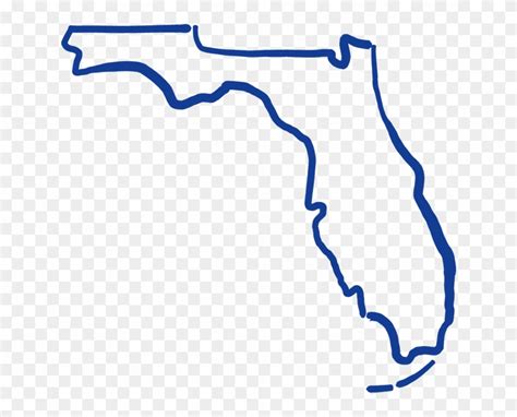 Download Florida Map Outline Clipart (#3835256) - PinClipart