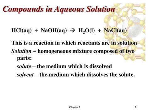 PPT - Reactions in Aqueous Solution PowerPoint Presentation, free ...