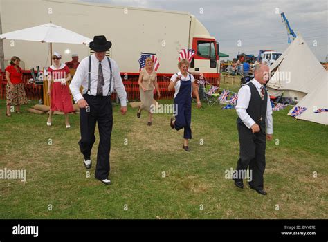 Swing dancing at the Heckington Show, Lincolnshire, England Stock Photo - Alamy