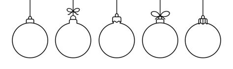 22+ Thousand Christmas Ball Outline Icon Royalty-Free Images, Stock ...