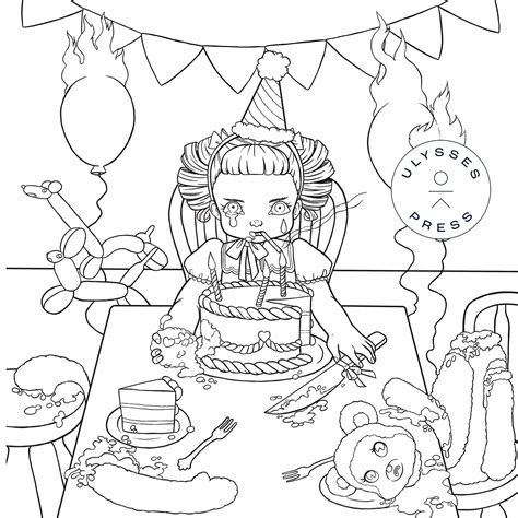 Melanie Martinez Dollhouse Coloring Pages Coloring Pages