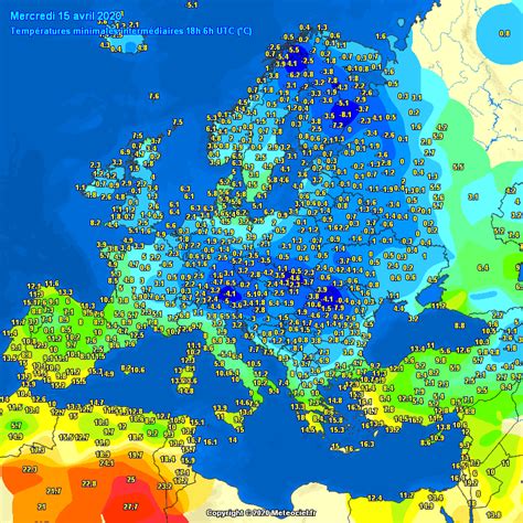 Very cold mid-April morning across parts of Europe, with destructive frost in some areas, Apr ...