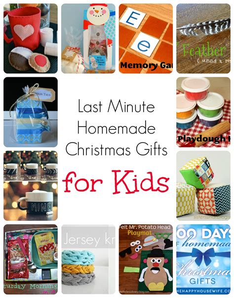 Homemade Christmas Gifts From Kids