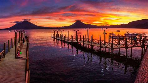 Lago de Atitlán - Lugares de Guatemala para ver el atardecer