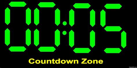 Digital clock countdown on Make a GIF