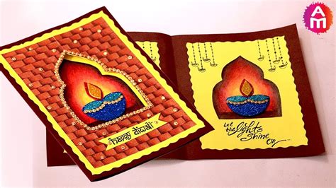 DIY Diwali greeting cards | Diwali greeting card making ideas ...