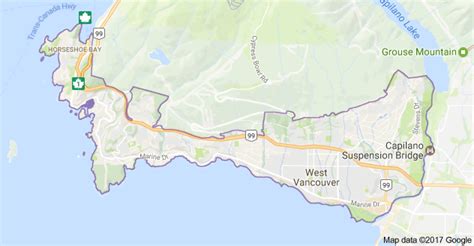 West Vancouver Map - Metro Vancouver Movers