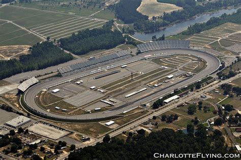 Darlington Raceway | Aerial shot of the egg-shapped Darlingt… | Flickr