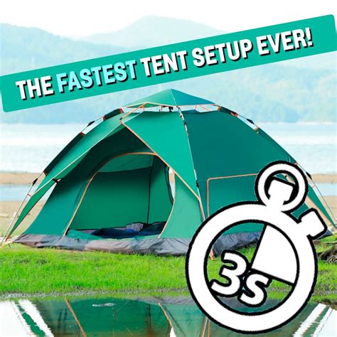 Reactive Outdoor - Amazing 3 Seconds Fast Setup Tent! 🏕️ | Tent, Outdoor lover, Easy up tent