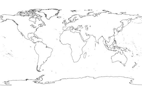 World map but the white and red areas have the same population because ...