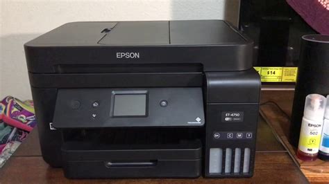 Epson WorkForce ET-4750 EcoTank All-in-One Supertank Printer |How to ...