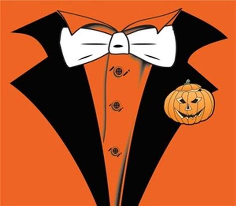 Orange Tuxedo T-Shirt with Halloween Pumpkin | Shop Men's Tuxedo Tees