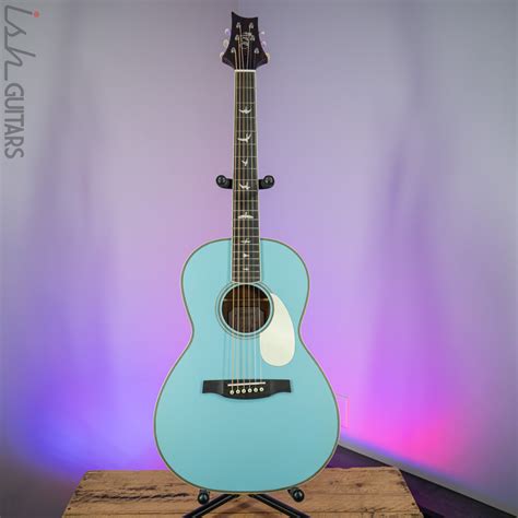 PRS SE P20E Parlor Acoustic Electric Powder Blue – Ish Guitars