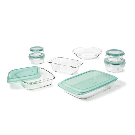 OXO Good Grips 14-Piece Glass Bake, Serve and Store Bakeware Set ...