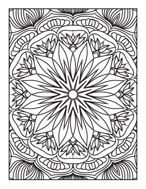 100 Mandala coloring pages For Adults | Made By Teachers