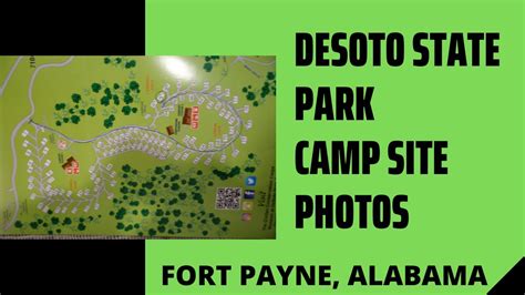 DeSoto State Park Alabama Campground Map