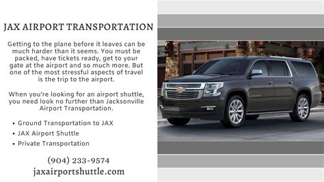 JAX Airport Shuttle | Airport transportation, Transportation services ...