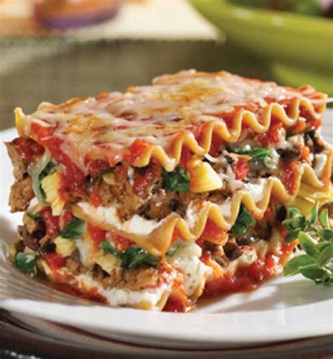 Lasagna with Spinach Recipe - Flavorite