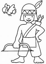 Indian Boy Coloring Page  Free Printable Pages sketch template